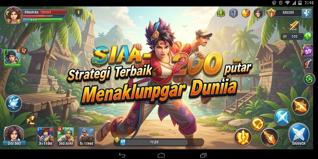 Tangkapan layar gameplay ASIA200 menampilkan pertempuran strategis yang menarik.