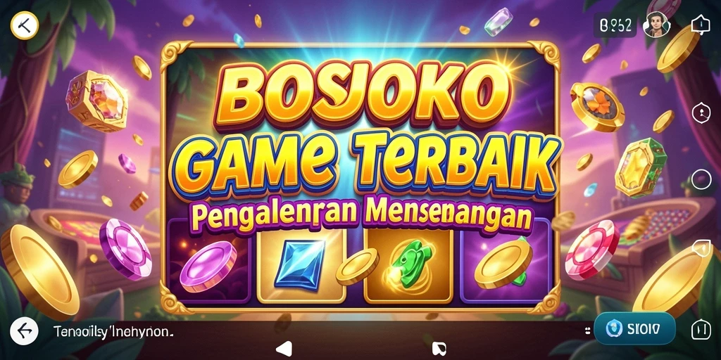 Tampilan gameplay seru dan menarik dari BOSJOKO.
