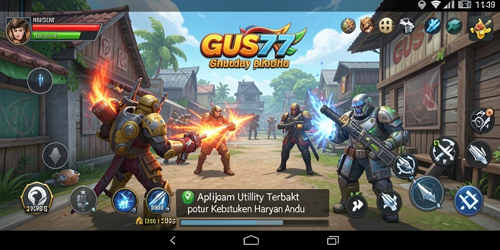 Screenshot GUS77 menunjukkan fitur manajemen tugas yang efisien.